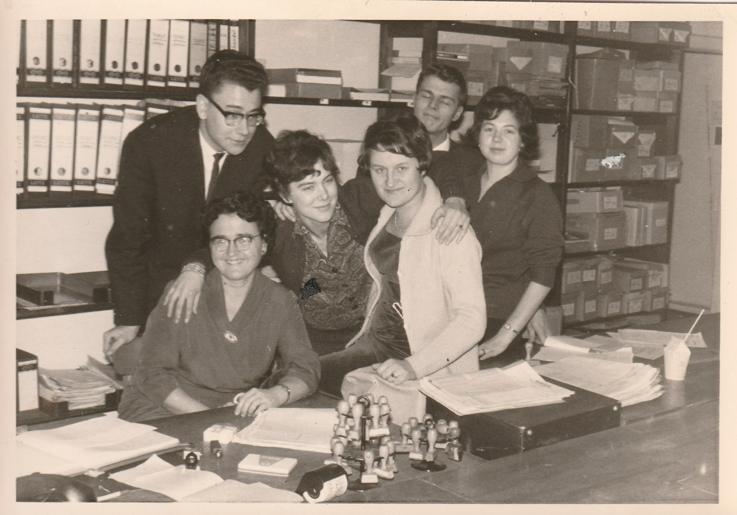 Mitarbeiter im Hamburger Büro